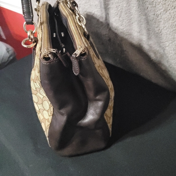 Coach Signature Christie Carryall Tote Shoulder Bag F36721 - Picture 11 of 17